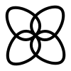 a black background with a black square